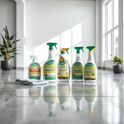 Eco-friendly cleaning products for concrete surfaces