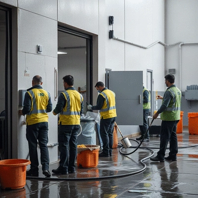 Image showing a reliable exterior wash team at work